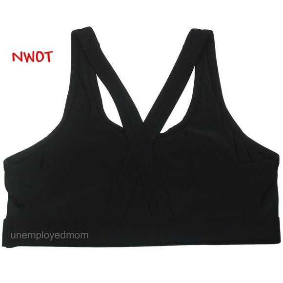 Women's Under Armour Sports Bra Athletic Black UA NWOT - Picture 3 of 6